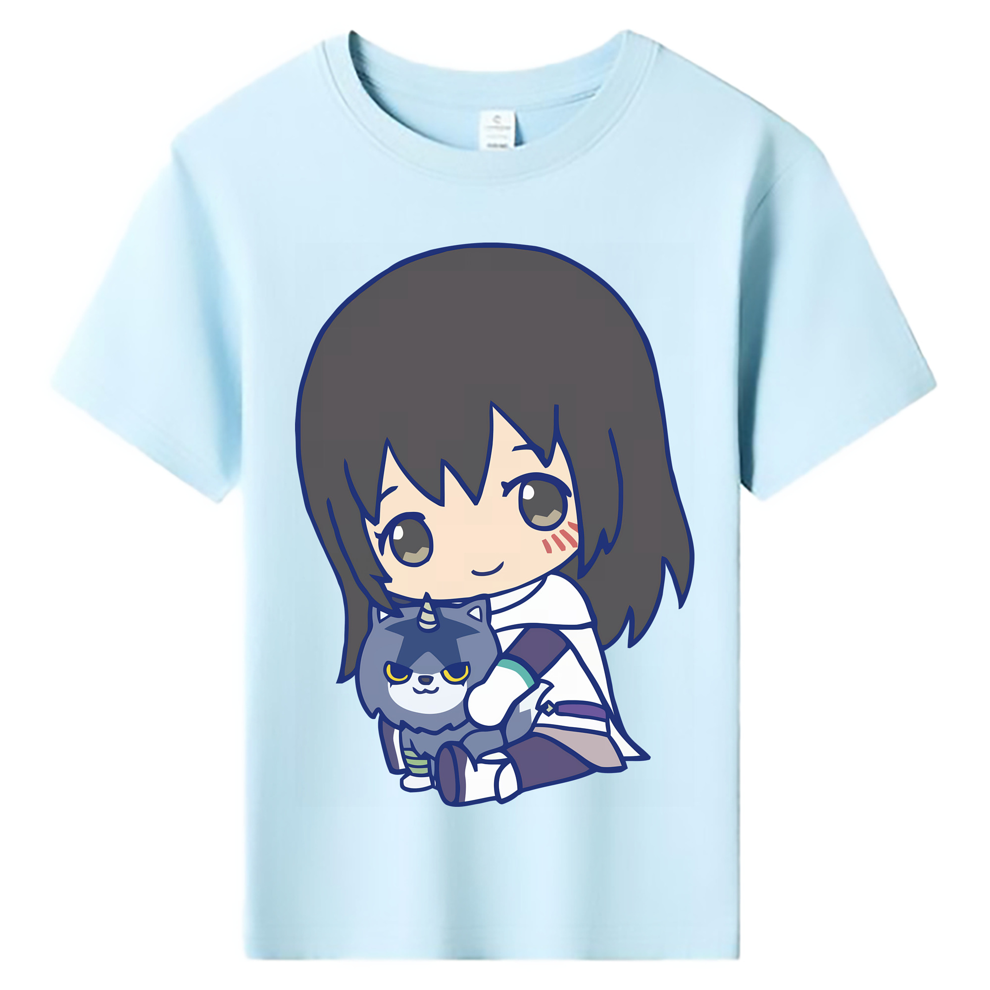 （画像用） 転スラ Regarding Reincarnated to Slime 綿100％キッズTシャツ（フロントプリント）